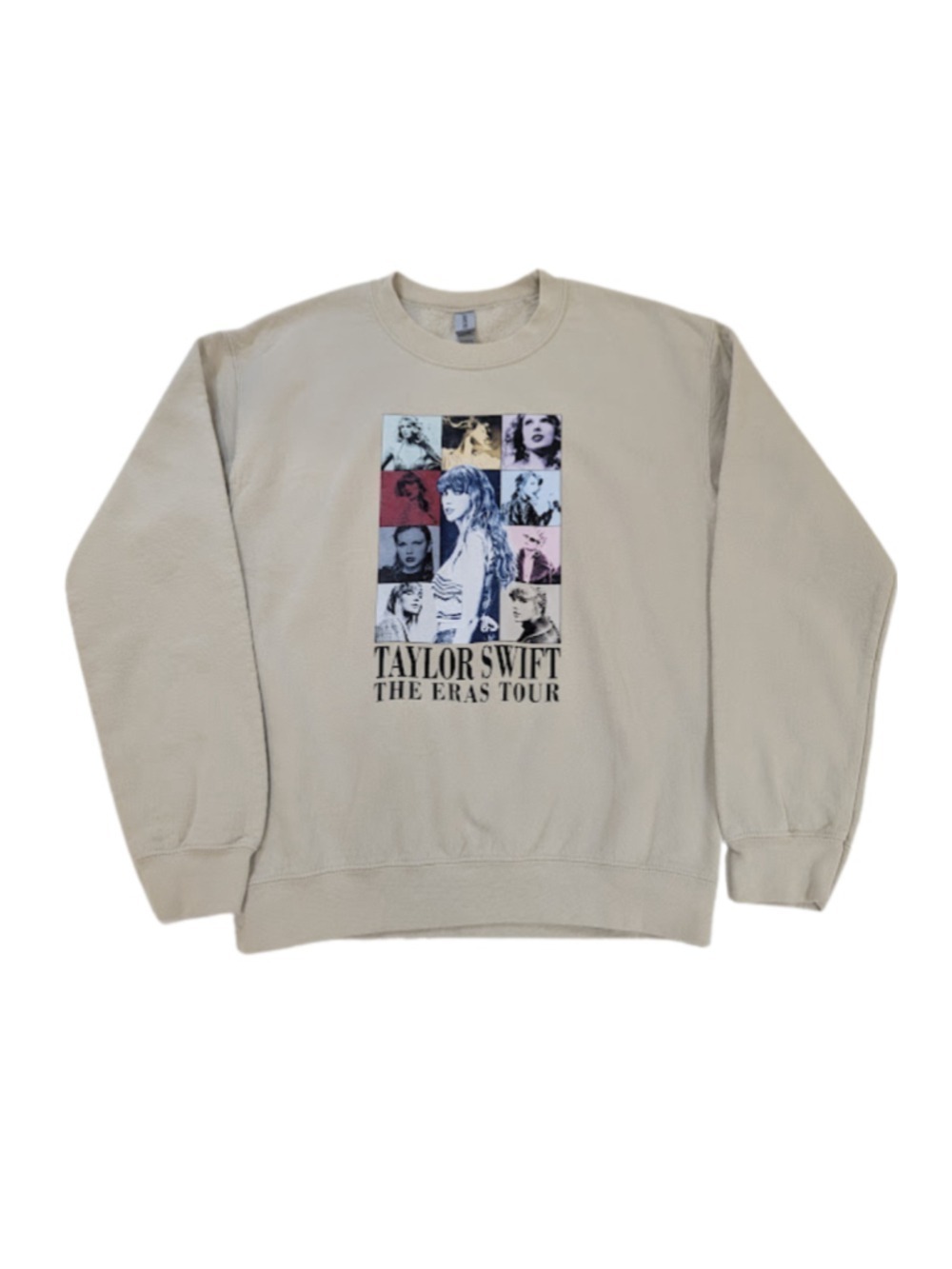 Taylor Swift Eras Tour Inspired Sweatshirt Swiftie Graphic Neutral Cozy Fan S